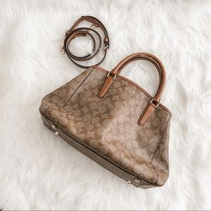 [coach] leather duffle